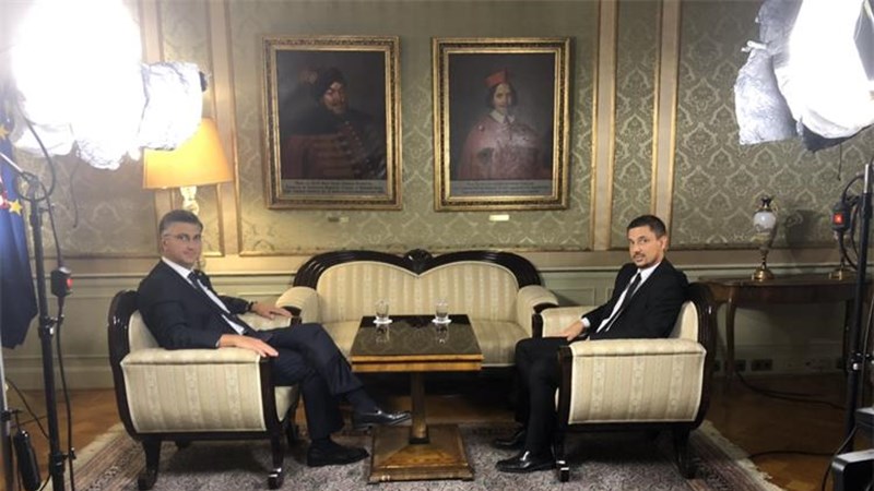 Plenković za HRT: Odgovornom ekonomskom politikom do rasta plaća, mirovina i dobrih gospodarskih pokazatelja